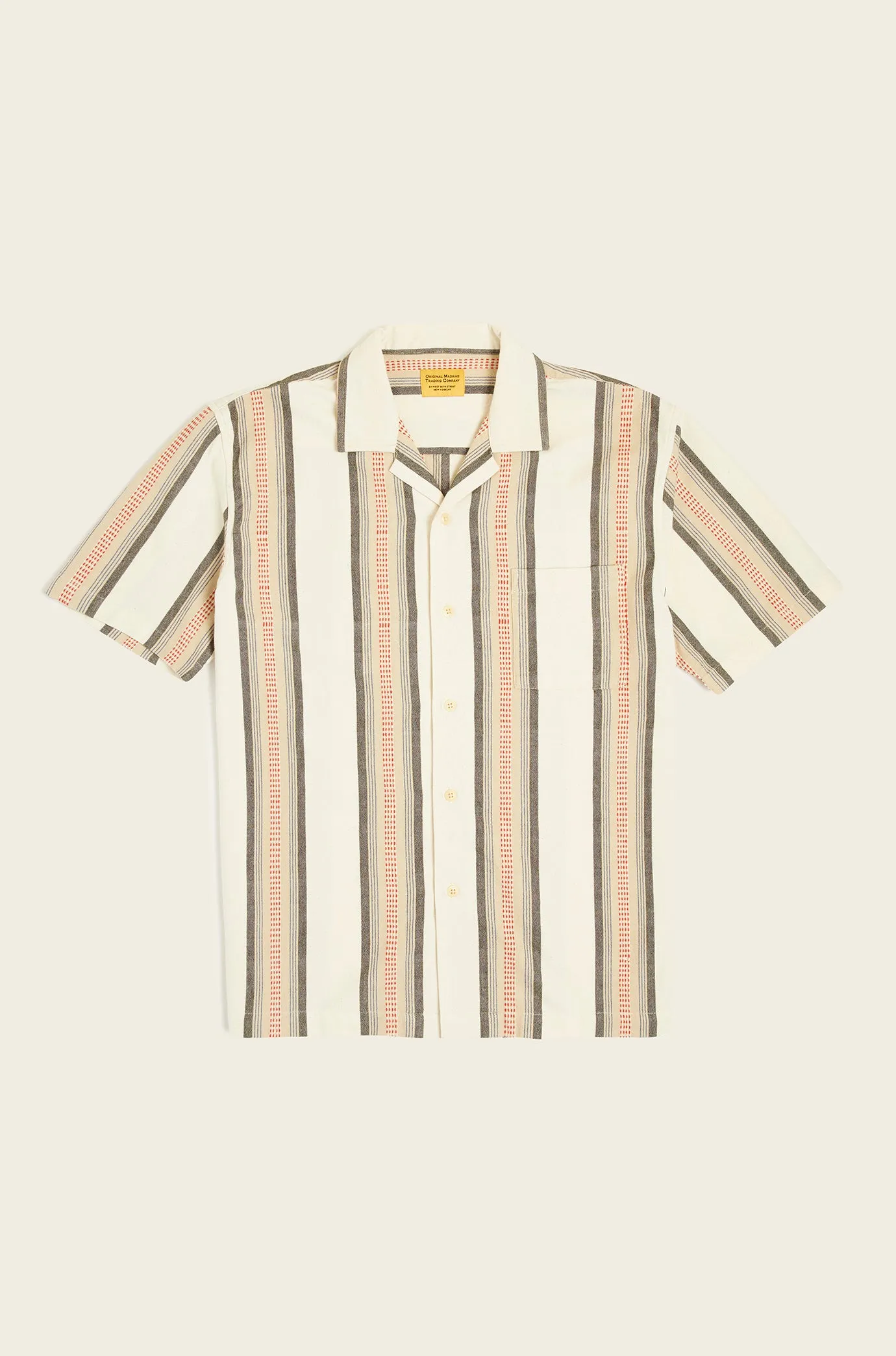 N°153 Lax Camp Collar Short Sleeve Shirt sold by Original Madras Trading Co