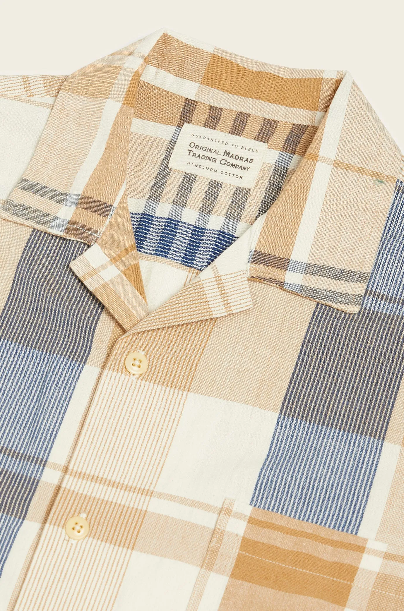 N°153 Lax Camp Collar Short Sleeve Shirt sold by Original Madras Trading Co product image thumbnail 4