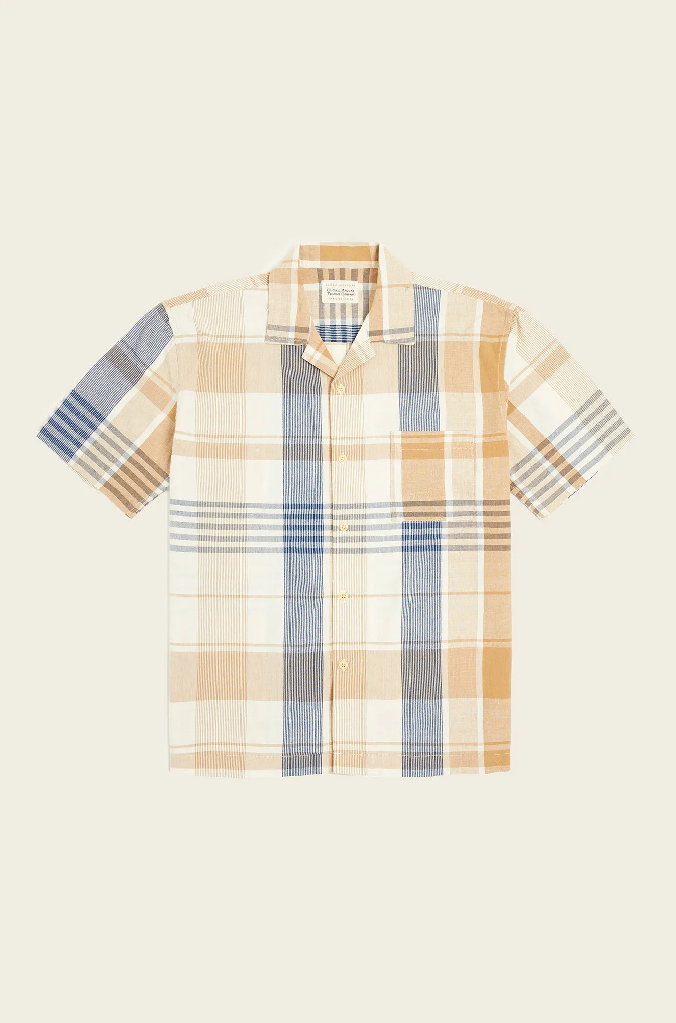 N°153 Lax Camp Collar Short Sleeve Shirt sold by Original Madras Trading Co
