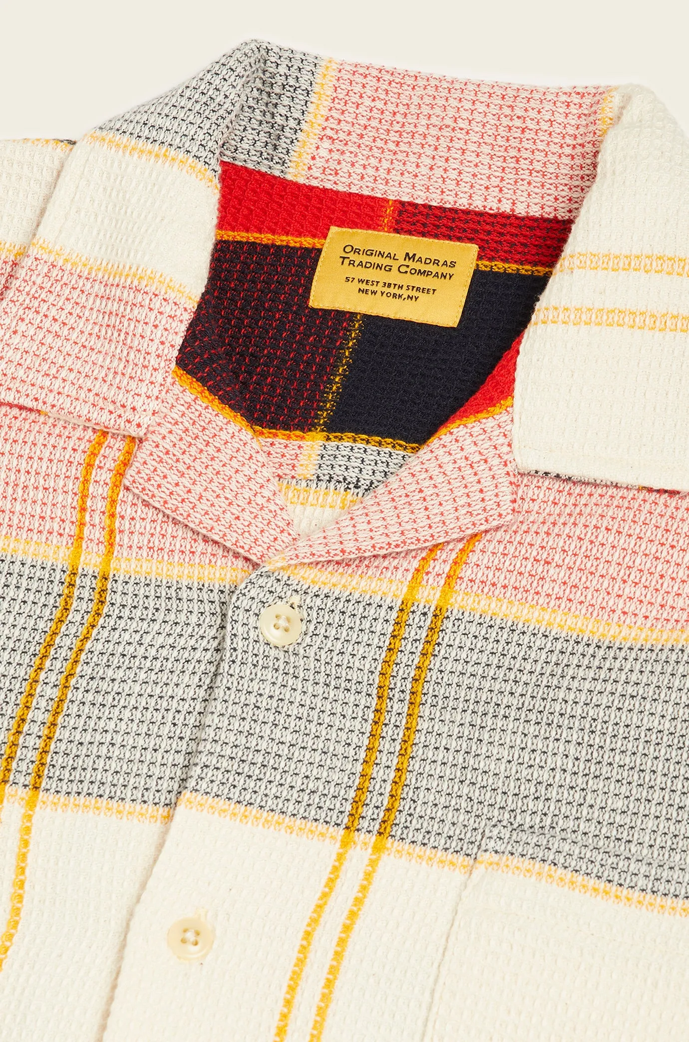 N°153 Lax Camp Collar Short Sleeve Shirt sold by Original Madras Trading Co product image thumbnail 3