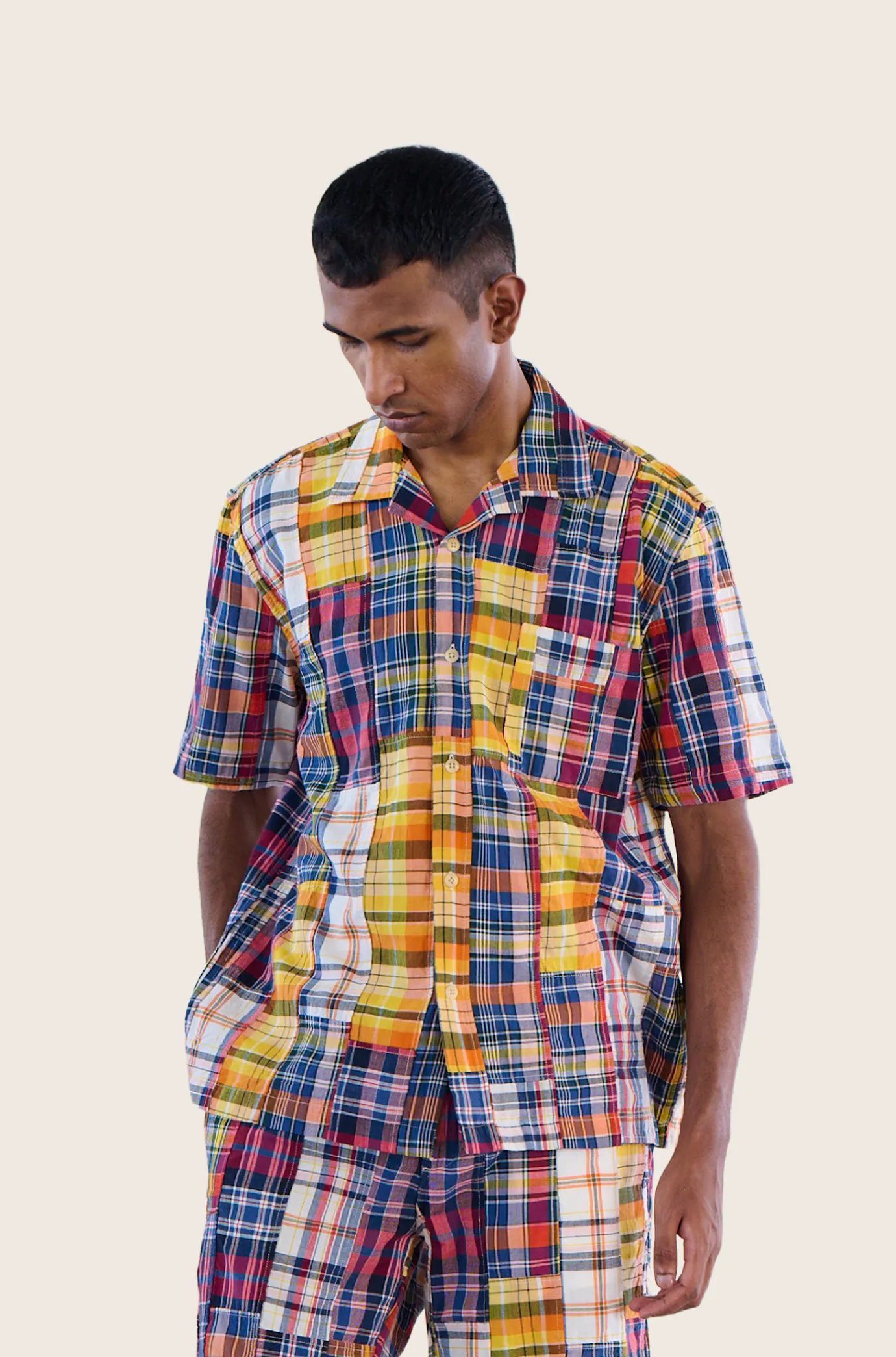 N°153 Lax Camp Collar Short Sleeve Shirt sold by Original Madras Trading Co product image thumbnail 2