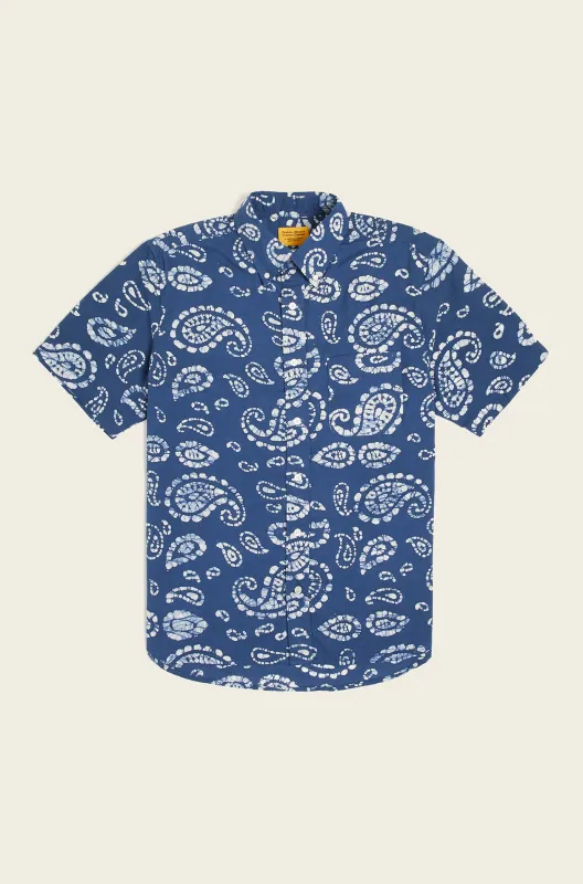 N°6 Classic Button Down Collar Short Sleeve Shirt made by Original Madras Trading Co