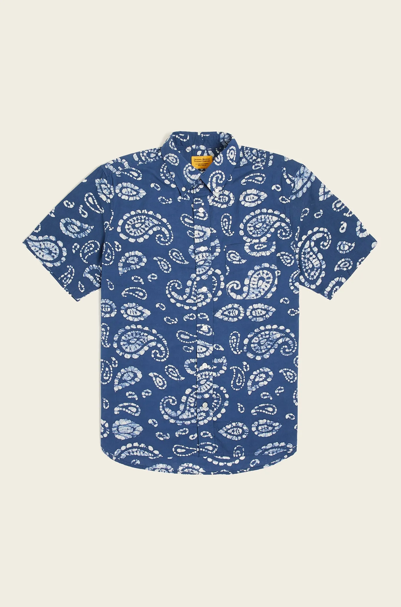 N°6 Classic Button Down Collar Short Sleeve Shirt sold by Original Madras Trading Co