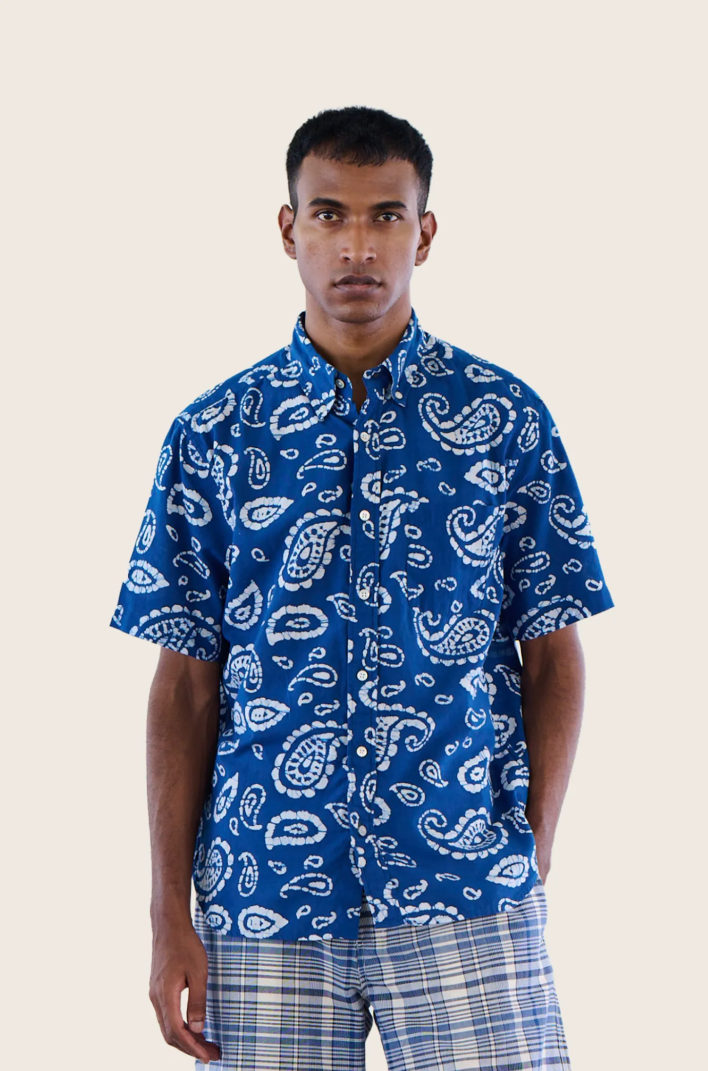 N°6 Classic Button Down Collar Short Sleeve Shirt sold by Original Madras Trading Co product image thumbnail 2