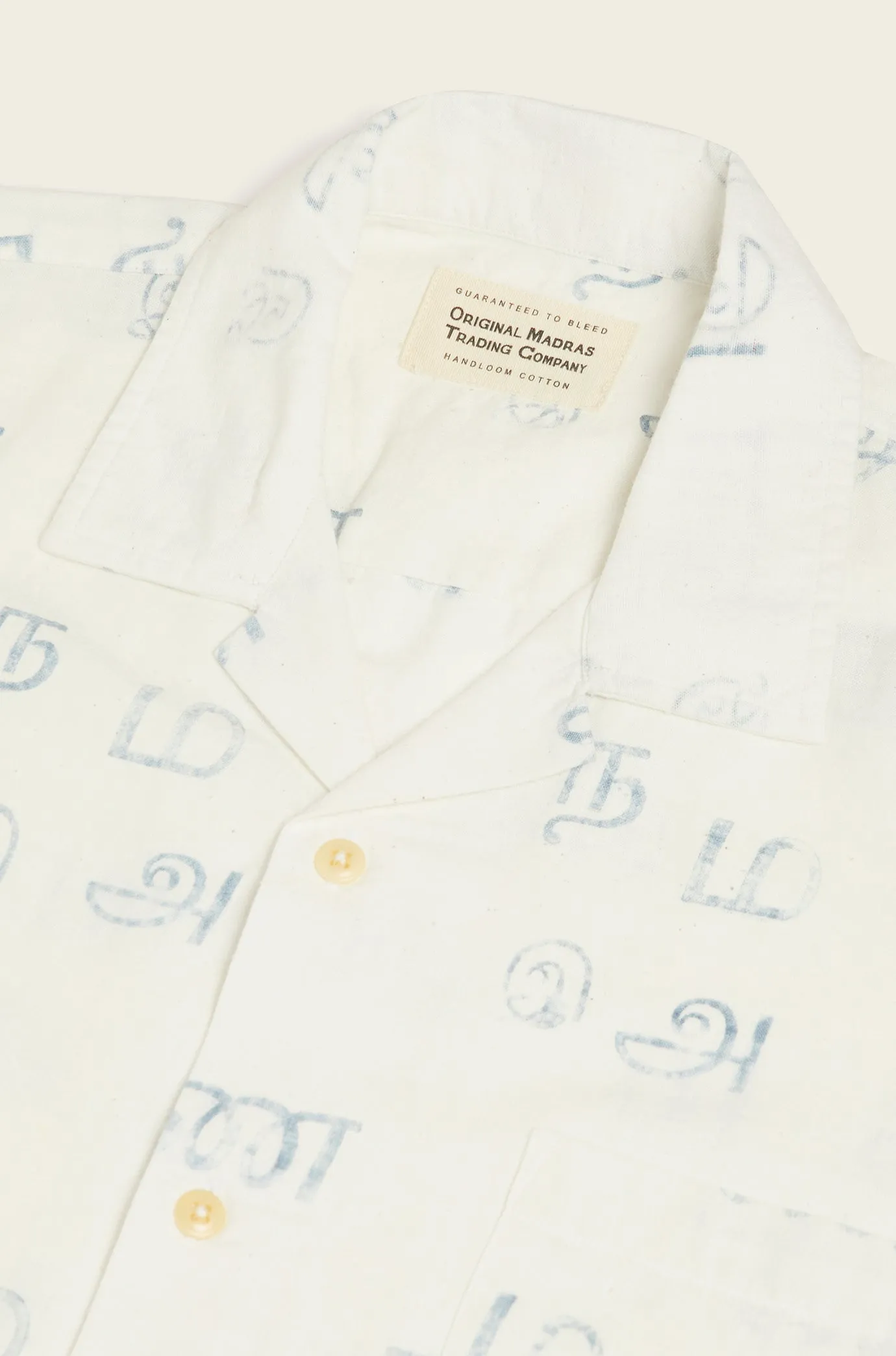 N°153 Lax Camp Collar Short Sleeve Shirt sold by Original Madras Trading Co product image thumbnail 3