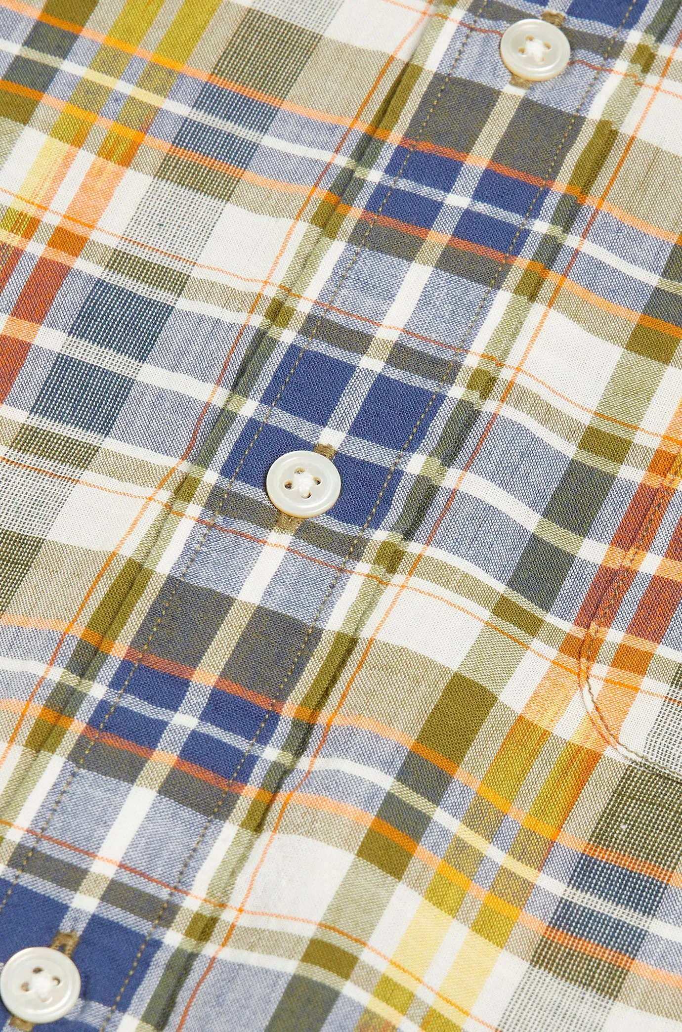 N°6 Classic Button Down Collar Short Sleeve Shirt sold by Original Madras Trading Co product image thumbnail 4