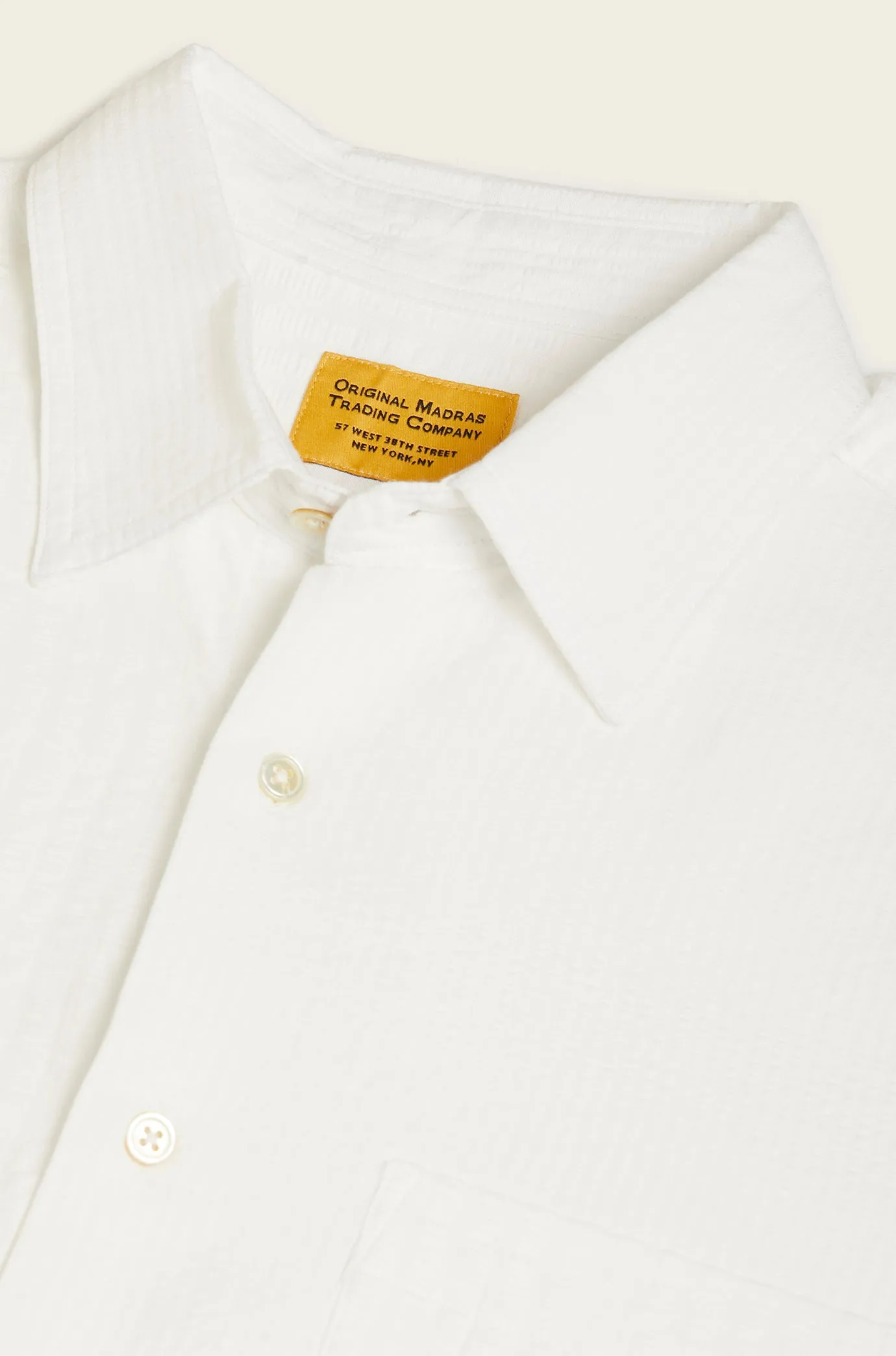 N°7 Straight Collar Long Sleeve Shirt sold by Original Madras Trading Co product image thumbnail 4