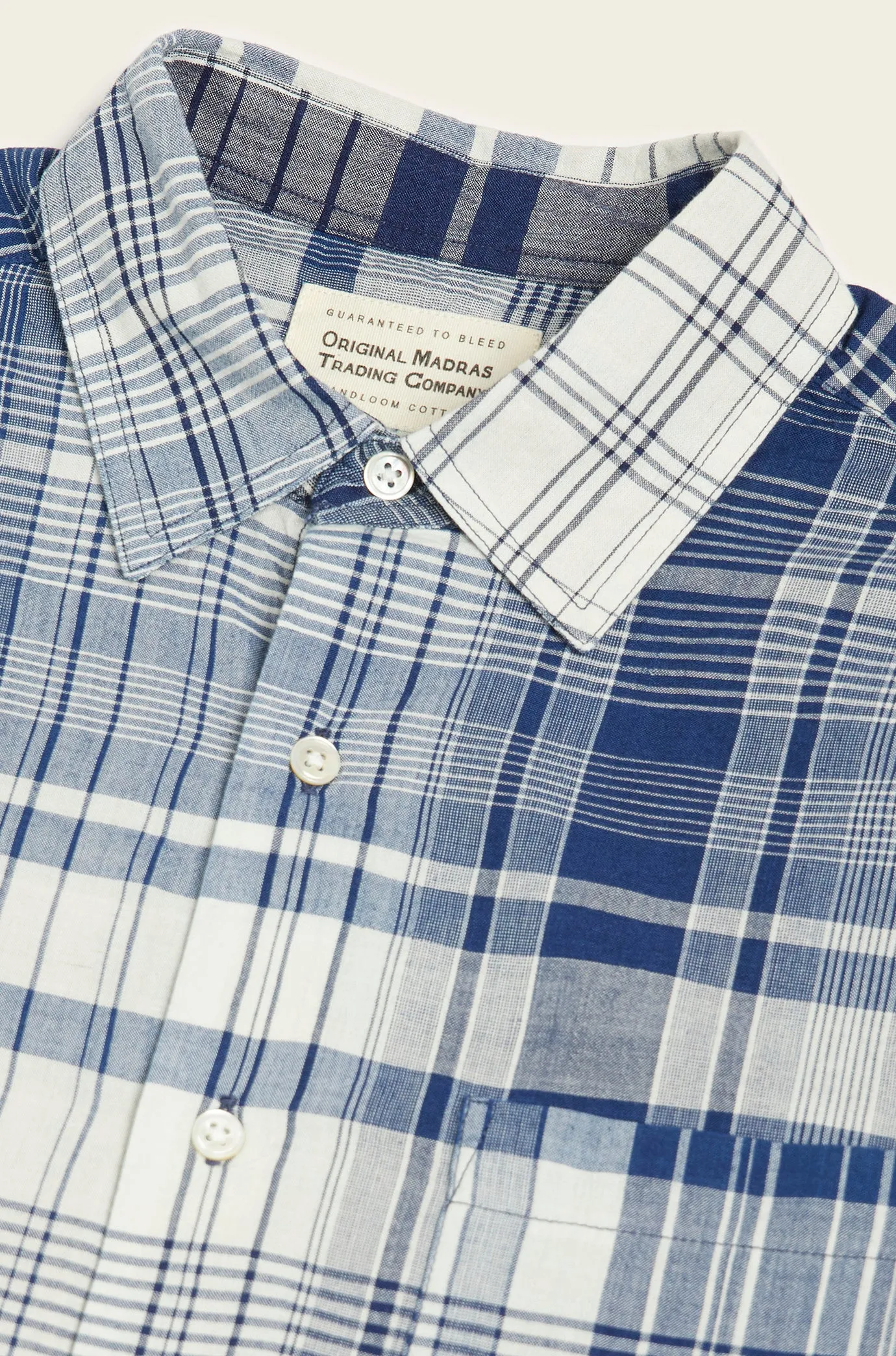 N°7 Straight Collar Long Sleeve Shirt sold by Original Madras Trading Co product image thumbnail 3