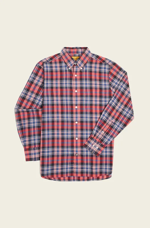N°5 Classic Button Down Long Sleeve Shirt made by Original Madras Trading Co