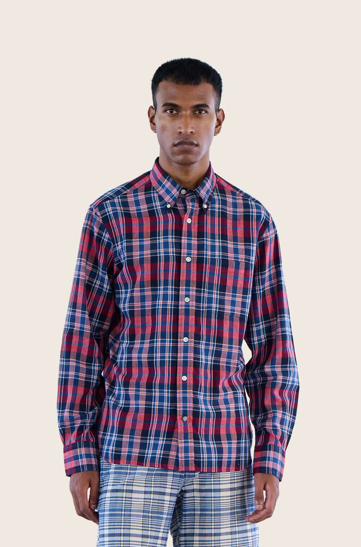 N°5 Classic Button Down Long Sleeve Shirt sold by Original Madras Trading Co product image thumbnail 2