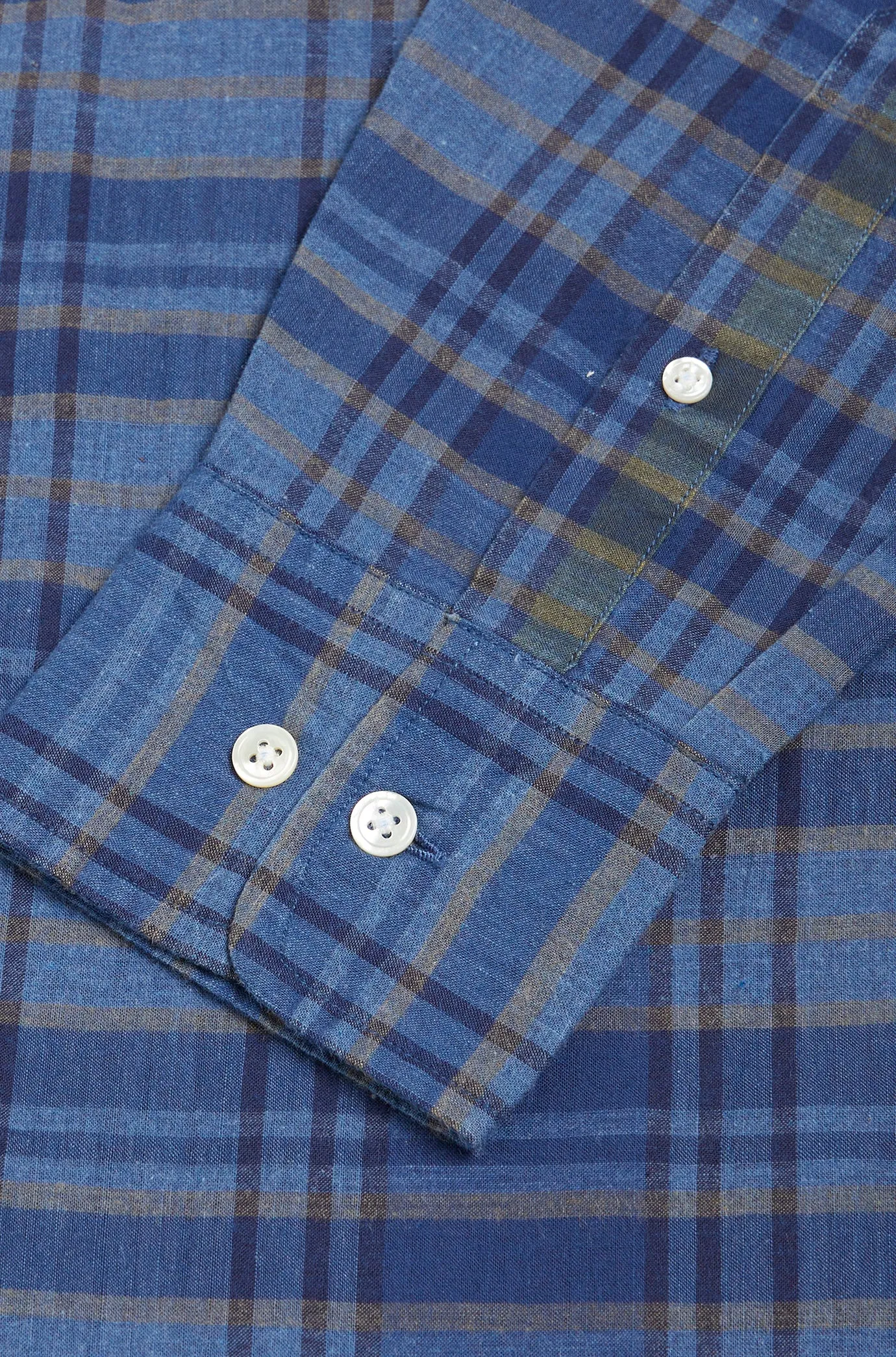 N°128 Twin Flap Pocket Down Collar Shirt sold by Original Madras Trading Co product image thumbnail 5