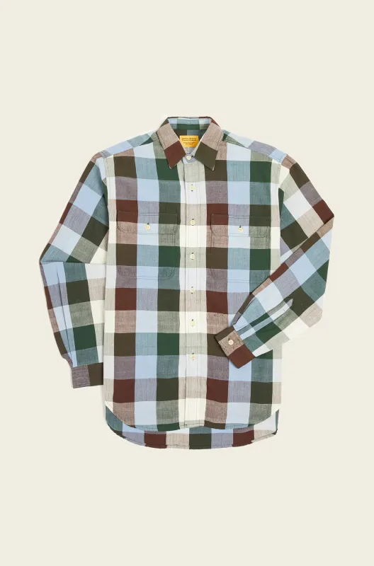 N°230 OMTC x Josh Peskowitz Fil Work Shirt made by Original Madras Trading Co