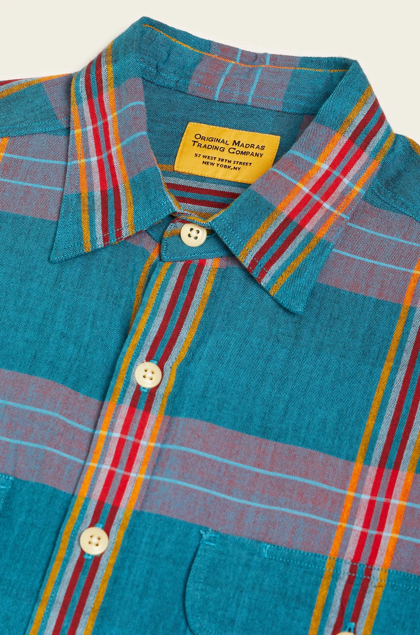 N°230 OMTC x Josh Peskowitz Fil Work Shirt sold by Original Madras Trading Co product image thumbnail 3