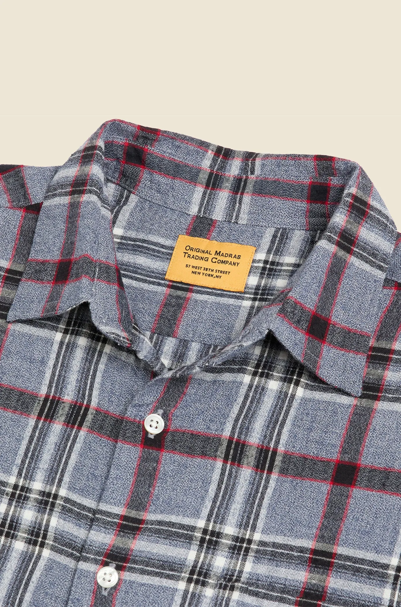 N°7 Straight Collar Long Sleeve Shirt sold by Original Madras Trading Co product image thumbnail 3