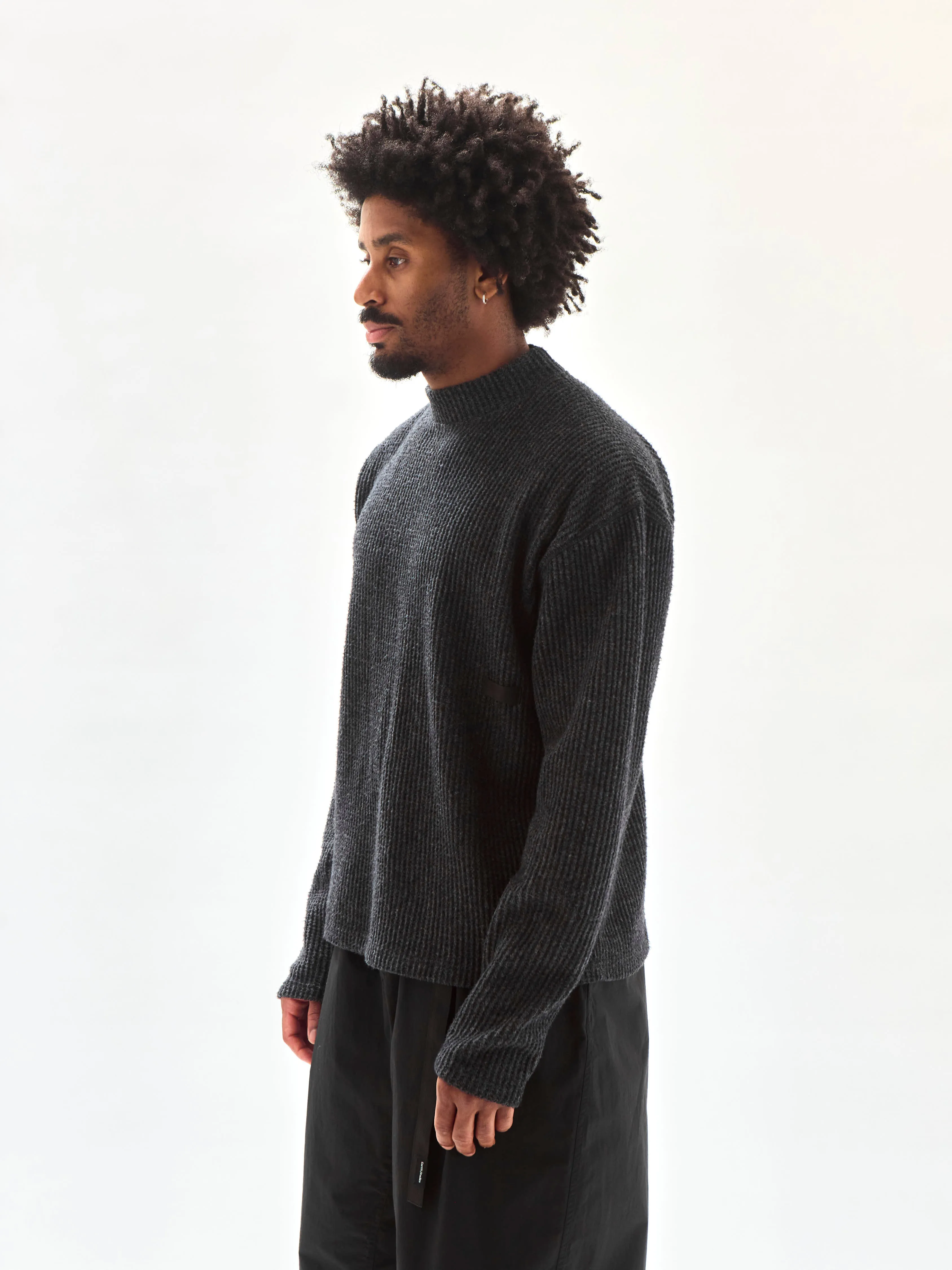 MS-122PA P_Article Mockneck Tee sold by Earth Studies product image thumbnail 4