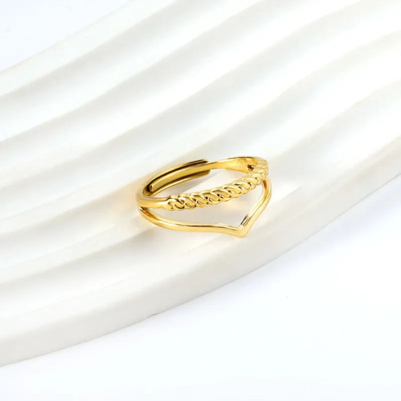 Kesia Ring - Gold sold by Esther & Co