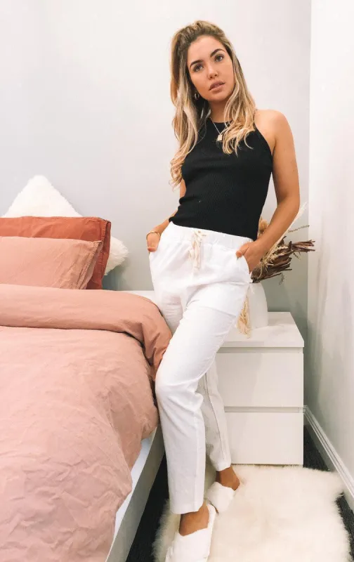 Essence Crop Top - Black sold by Esther & Co