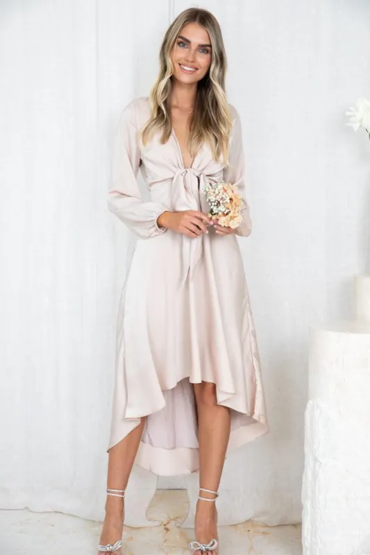 Bryleigh Dress - Champagne sold by Esther & Co