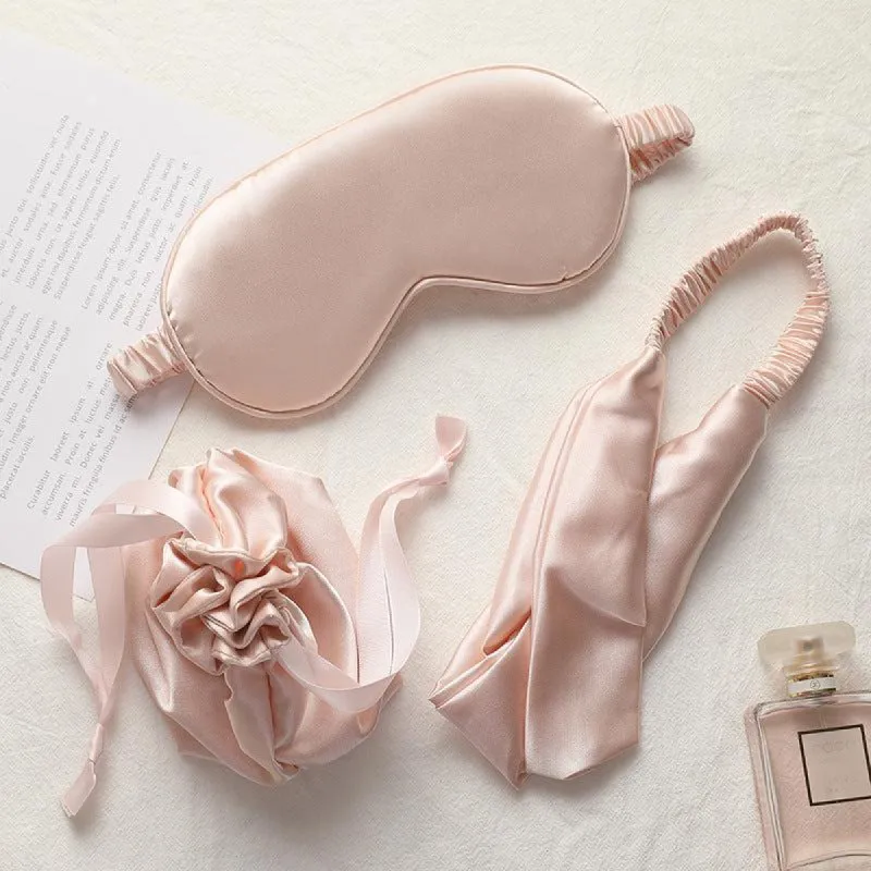 Satin Eye Mask Pack - Pink sold by Esther & Co