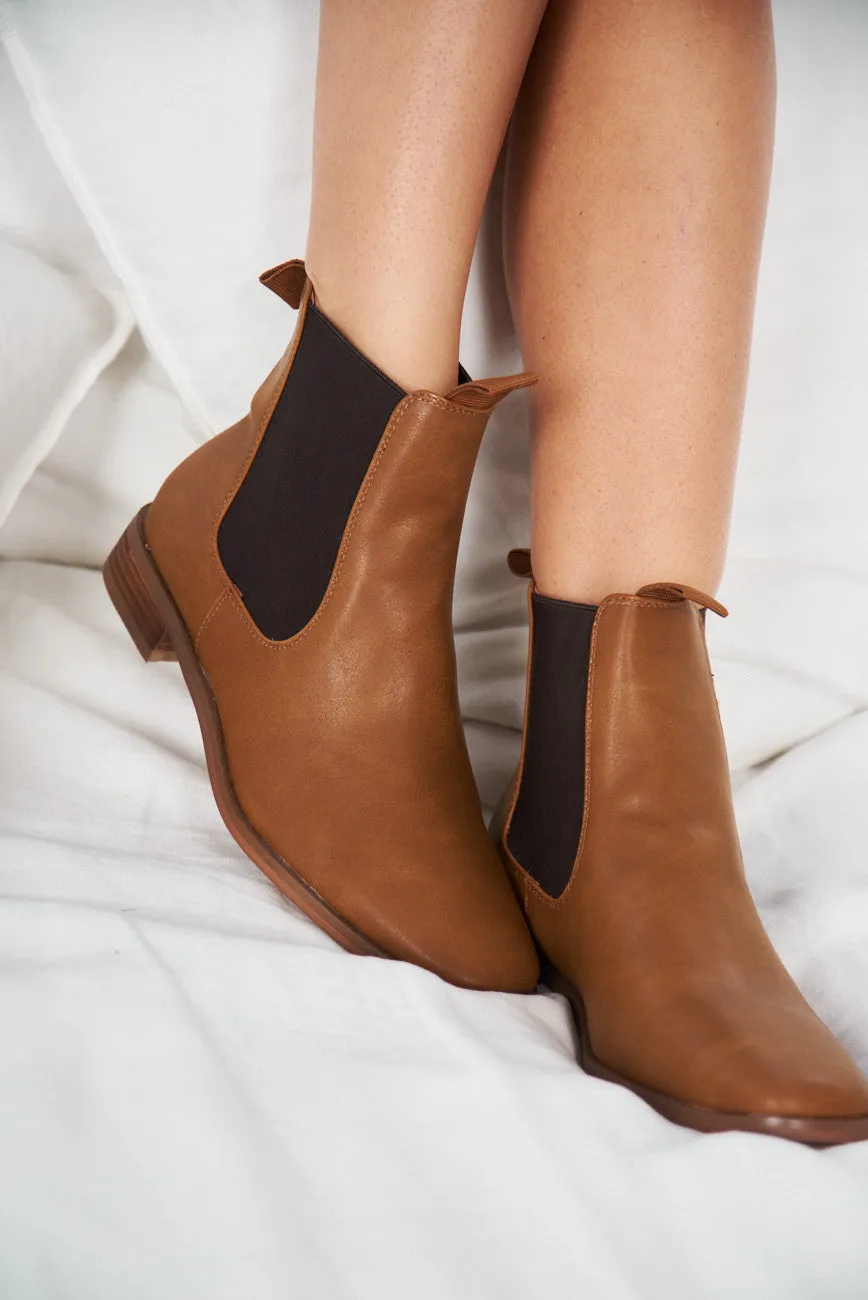 Harper Boots - Tan Softee sold by Esther & Co product image thumbnail 4