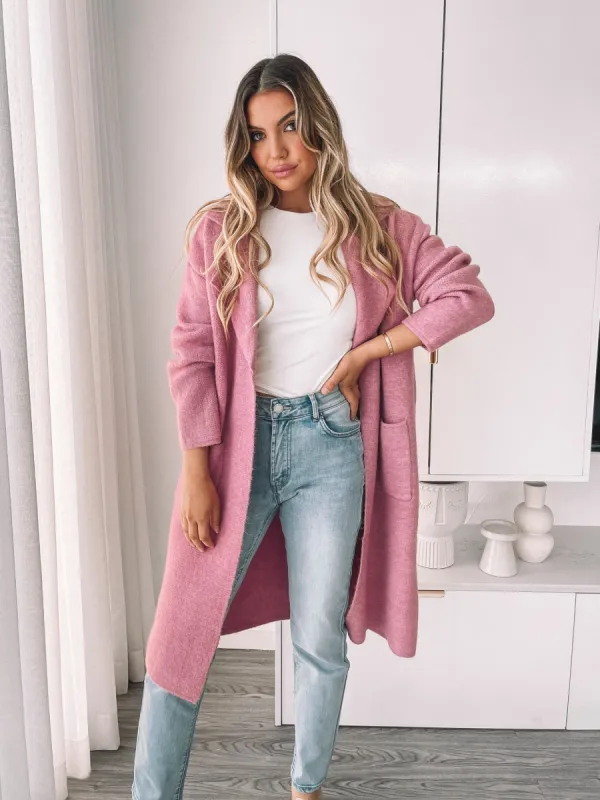 Evielyn Coatigan - Pink sold by Esther & Co