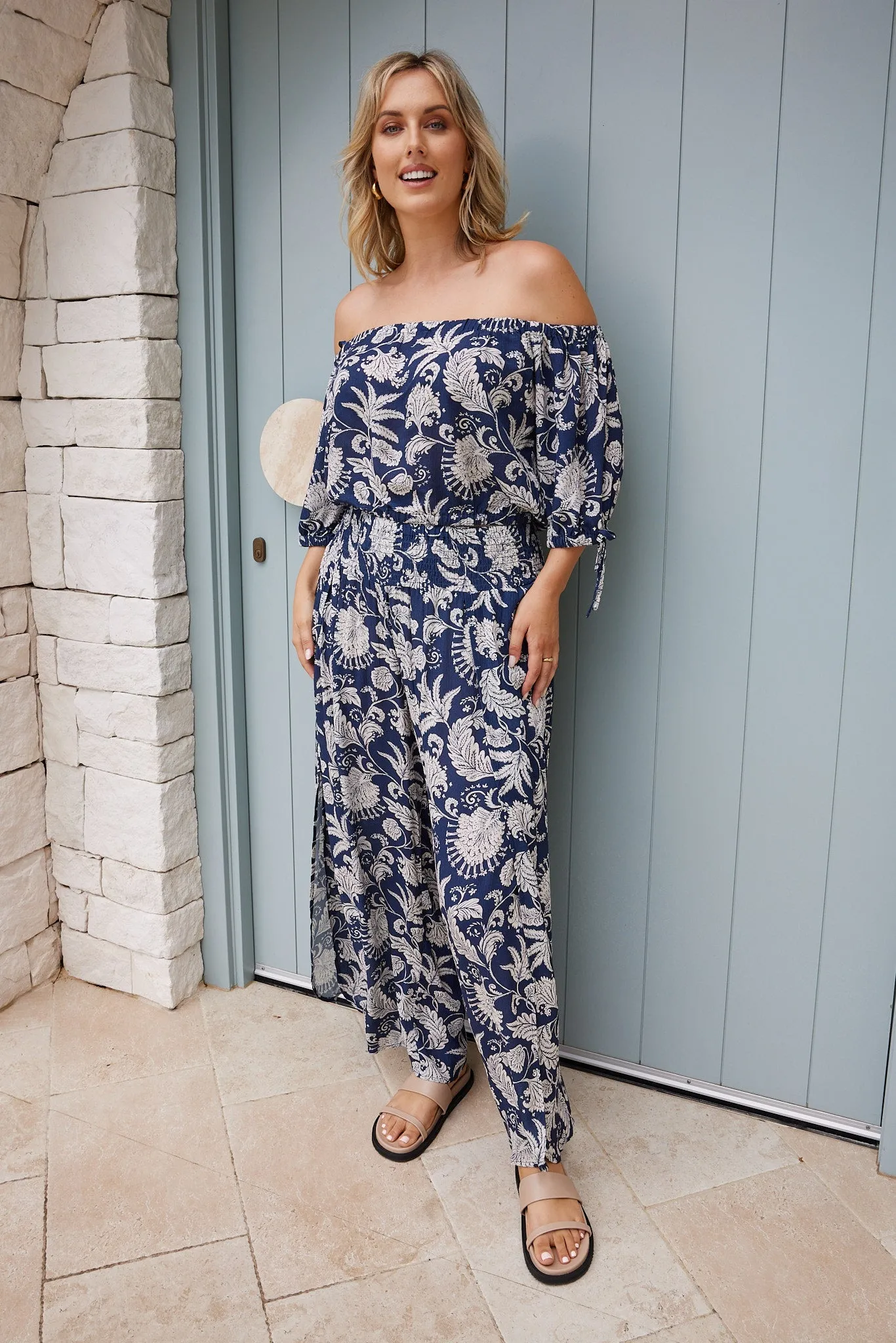 Minda Pants - Black Mono Print sold by Esther & Co product image thumbnail 3