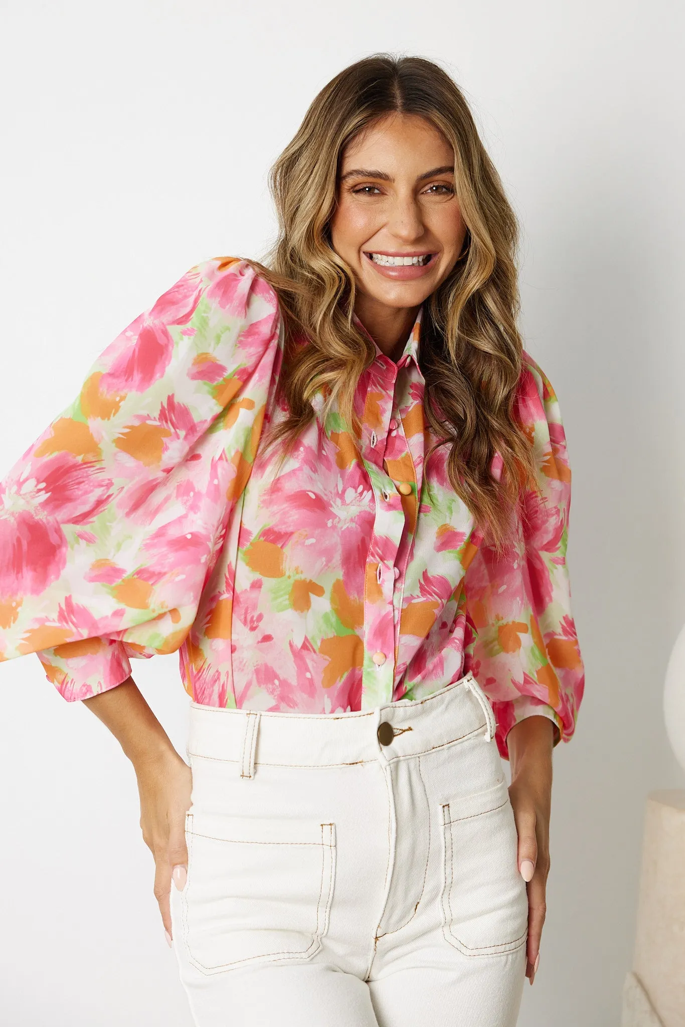 Fleet Blouse - Cherry Blossom sold by Esther & Co product image thumbnail 2