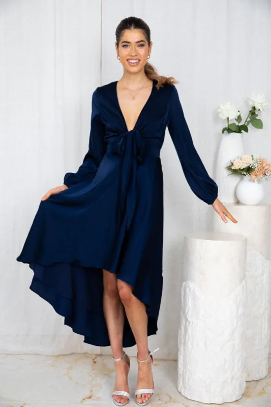 Bryleigh Dress - Navy sold by Esther & Co