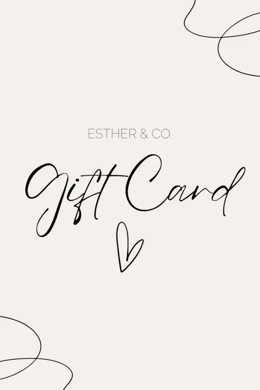 ESTHER & CO. GIFT CARD sold by Esther & Co