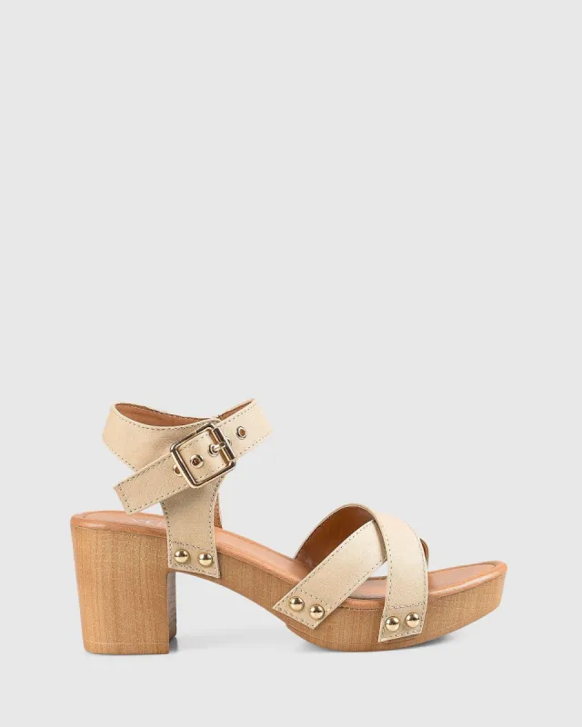 Lulu Heels - Nude sold by Esther & Co