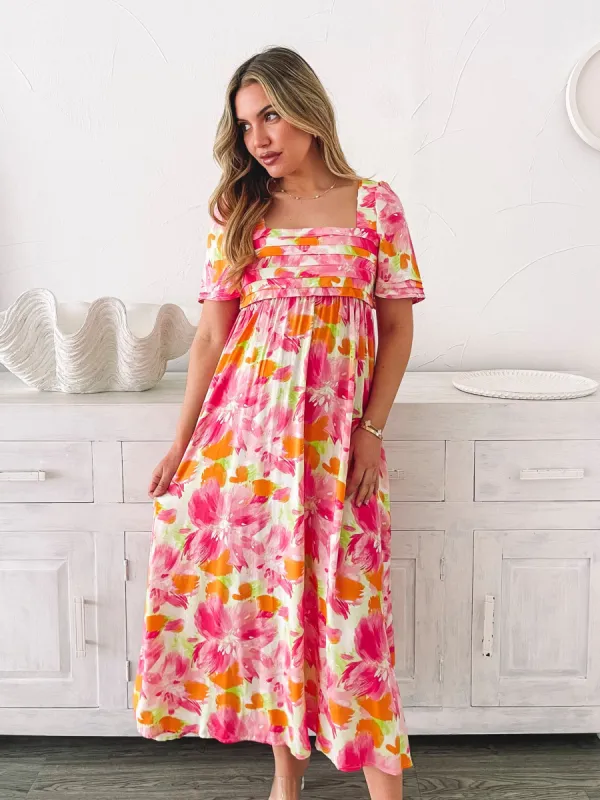 Lanna Dress - Cherry Blossom sold by Esther & Co