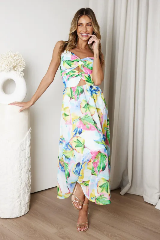 Trisha Dress - Blue Floral sold by Esther & Co