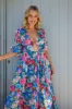 Delarina Dress - Multi Floral sold by Esther & Co