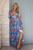 Delarina Dress - Multi Floral sold by Esther & Co