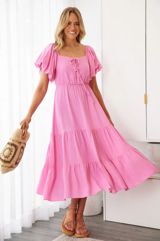 Axelle Dress - Pink sold by Esther & Co