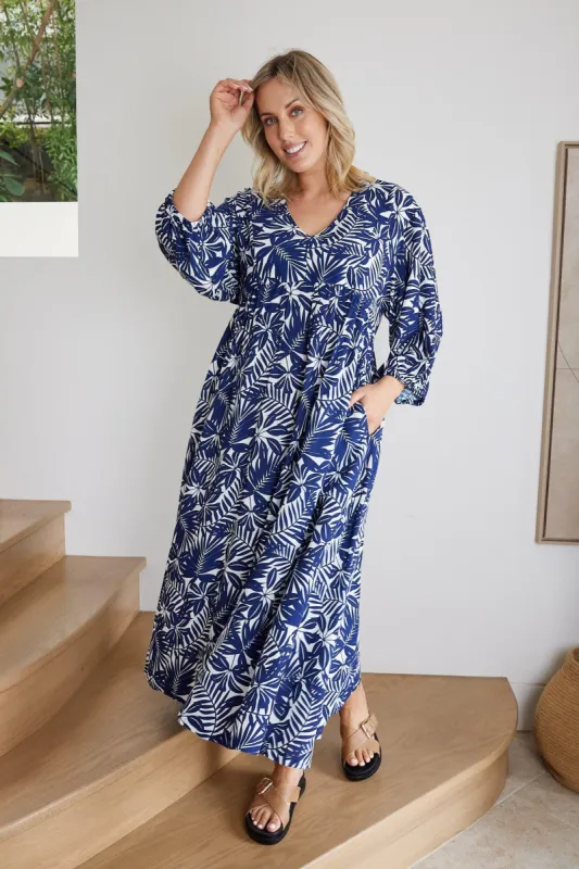 Samarra Dress - Mono Print sold by Esther & Co