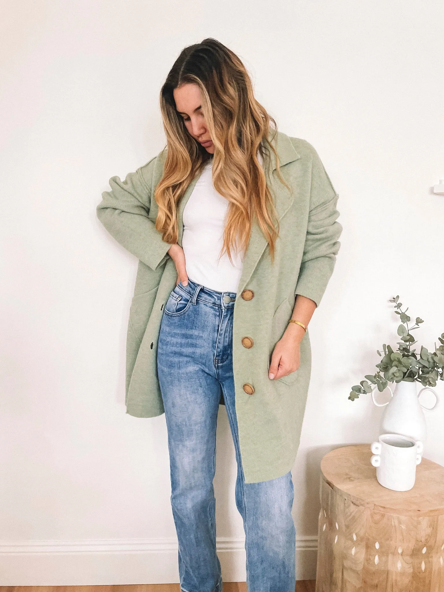 Indora Coatigan - Green sold by Esther & Co product image thumbnail 2