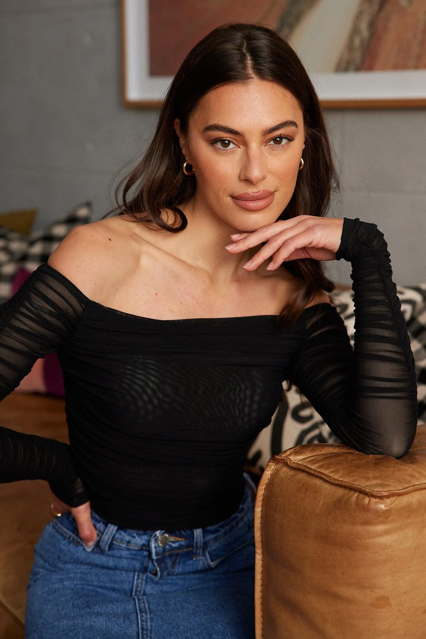 Alcandra Top - Black sold by Esther & Co product image thumbnail 2