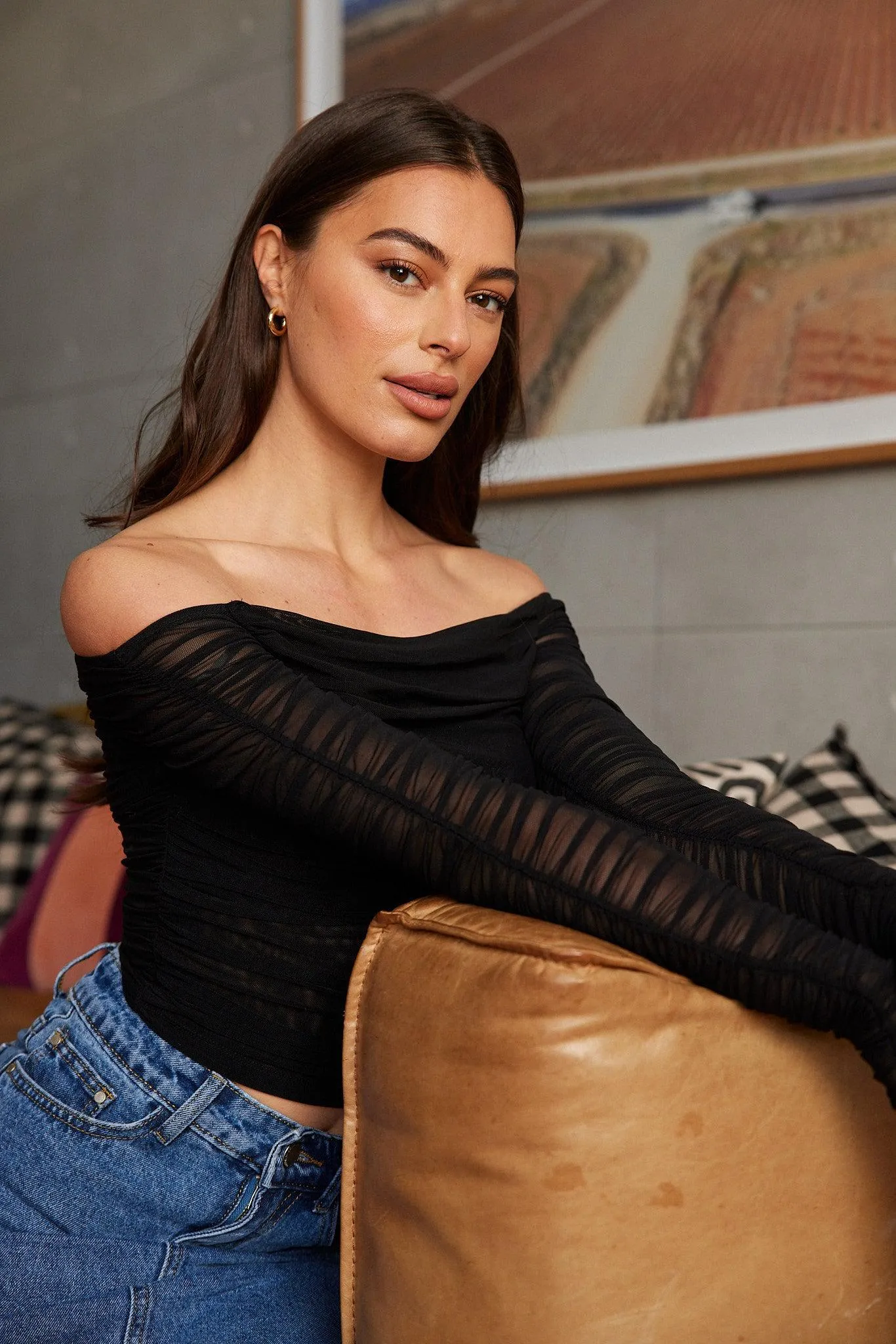 Alcandra Top - Black sold by Esther & Co product image thumbnail 3