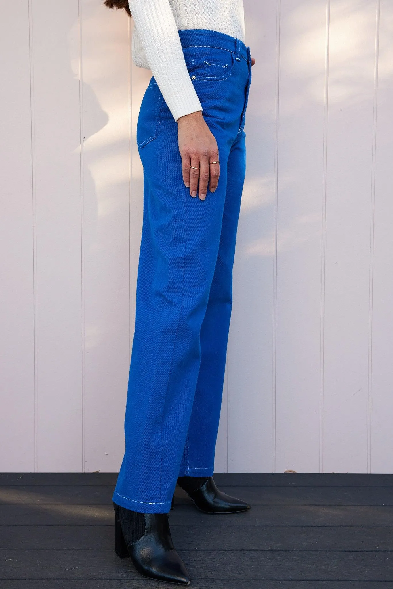 Audria Jeans - Blue sold by Esther & Co product image thumbnail 4