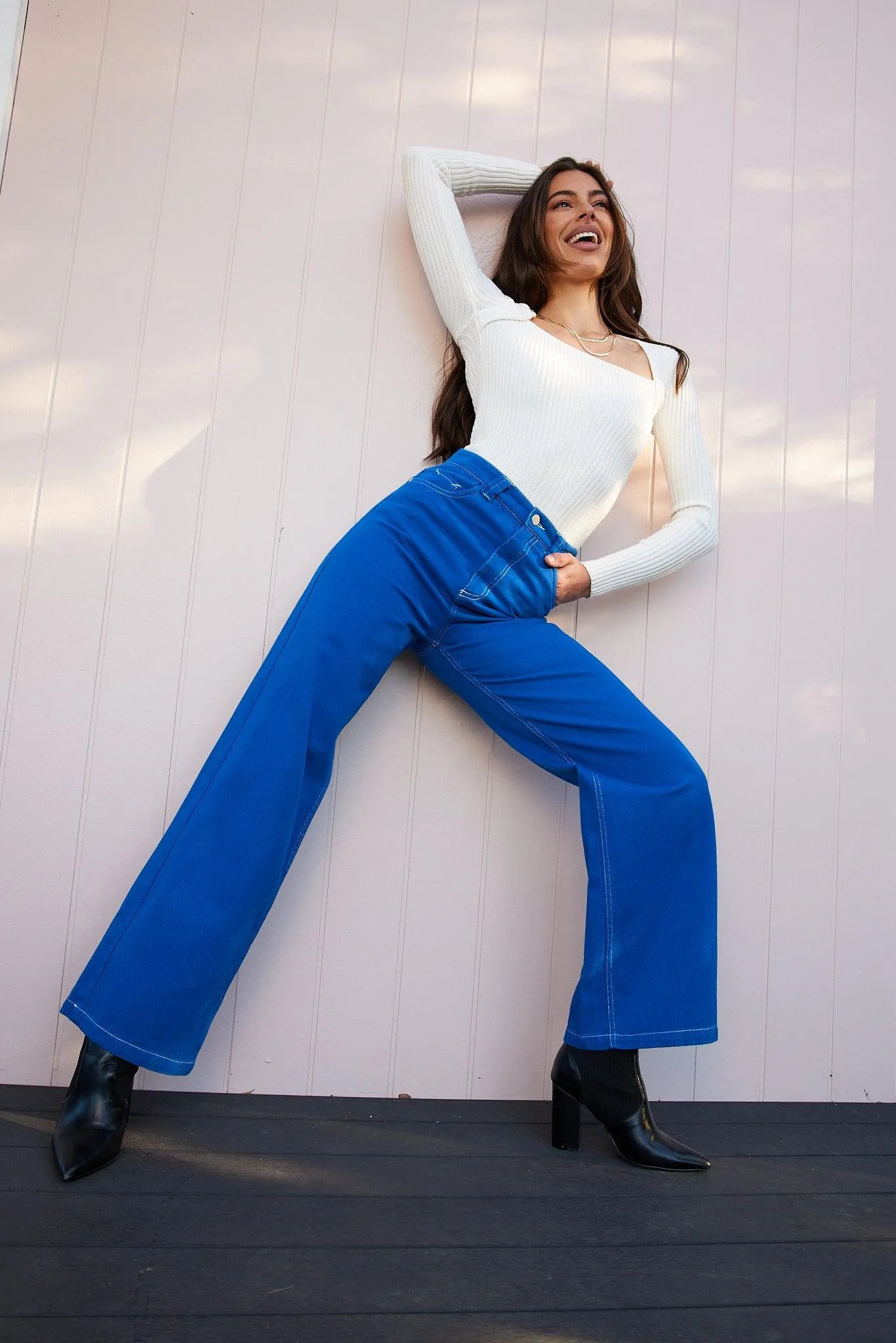 Audria Jeans - Blue sold by Esther & Co product image thumbnail 3