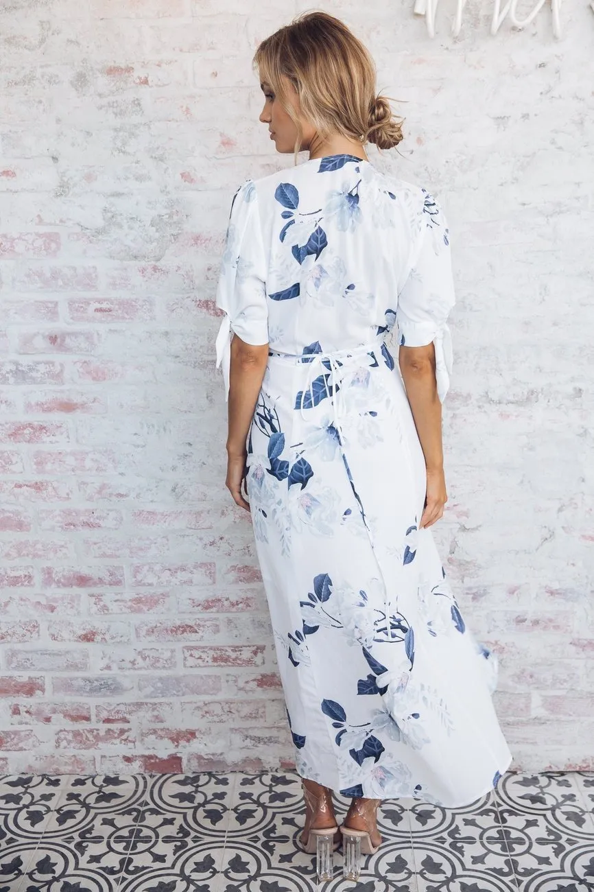 OLD TEMPLATE Carmen Dress - White Floral sold by Esther & Co product image thumbnail 2