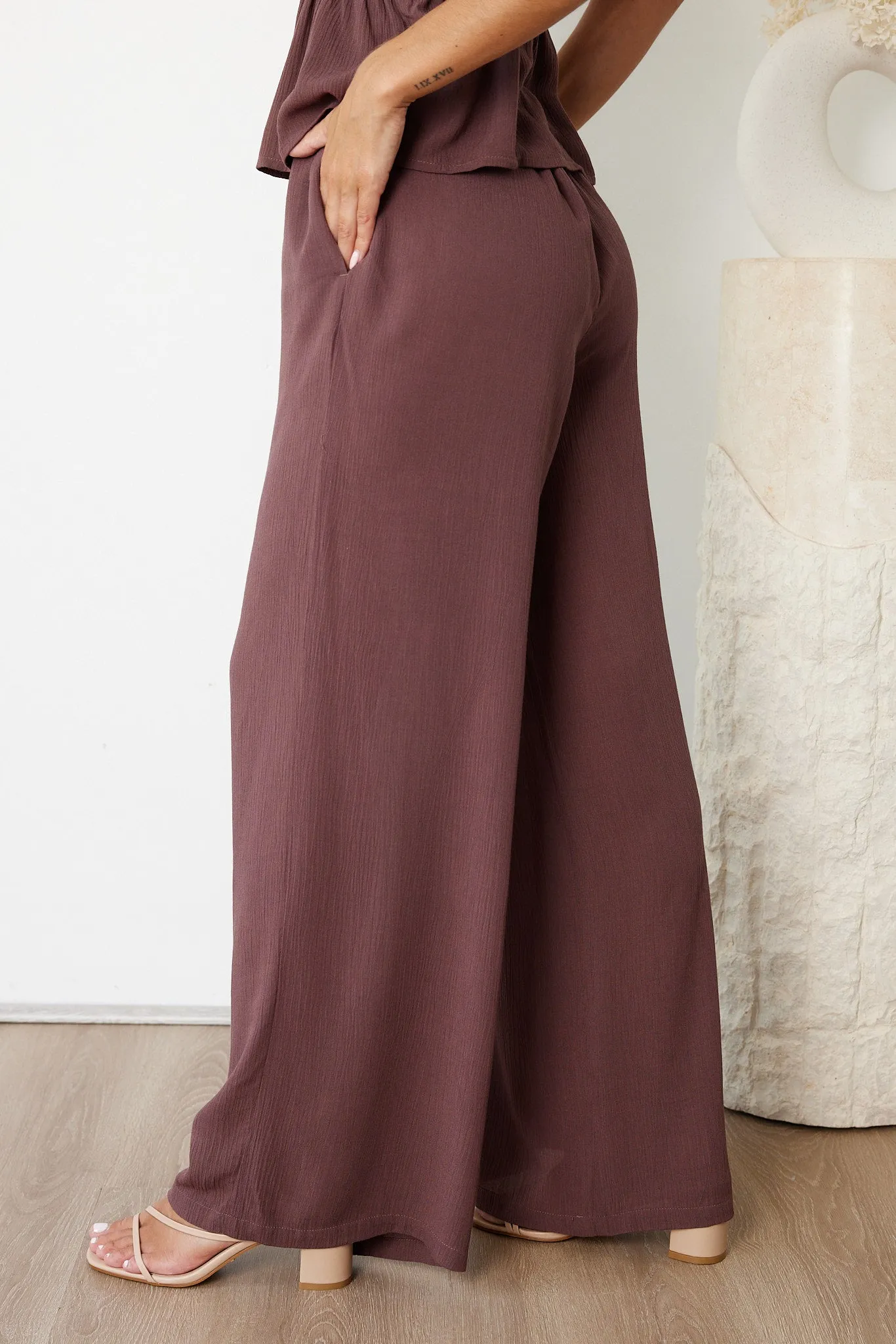 Serra Pants - Chocolate sold by Esther & Co product image thumbnail 5