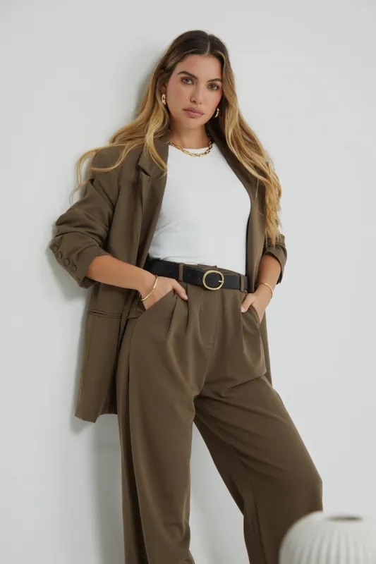 Zephyra Blazer - Taupe sold by Esther & Co