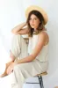 Lizzo Pants- Oatmeal sold by Esther & Co