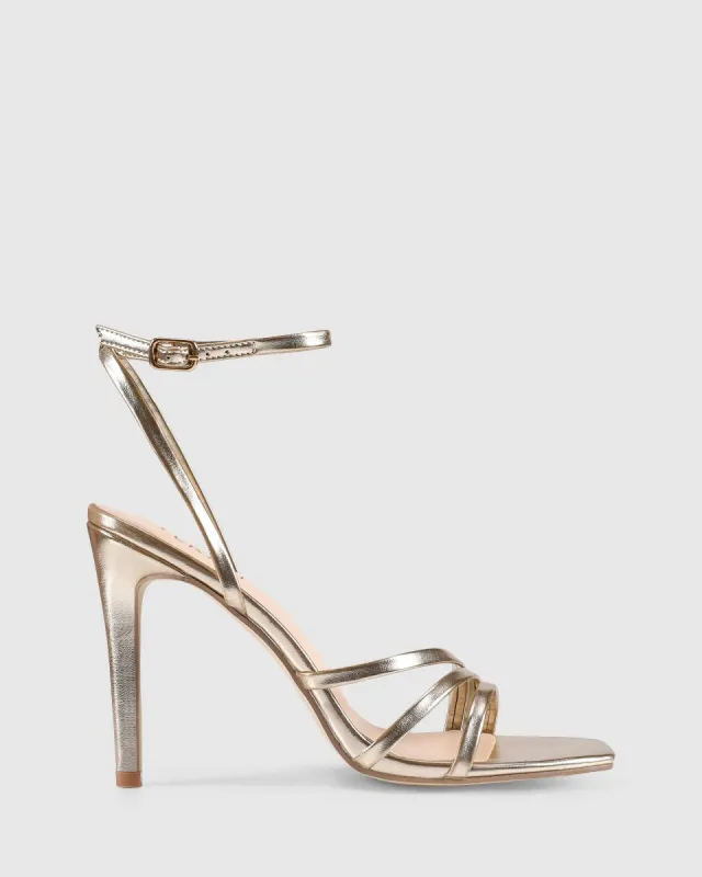 Omie Heels - Champagne sold by Esther & Co