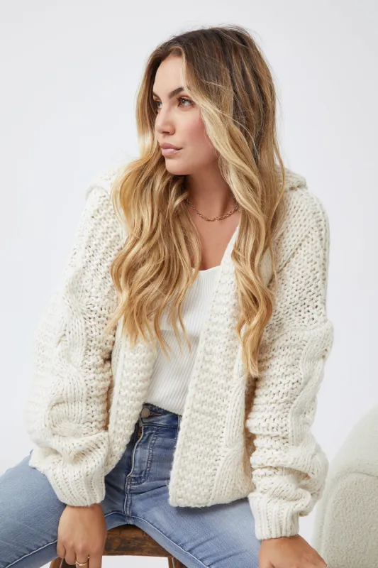 Jorja Cardigan - Cream sold by Esther & Co