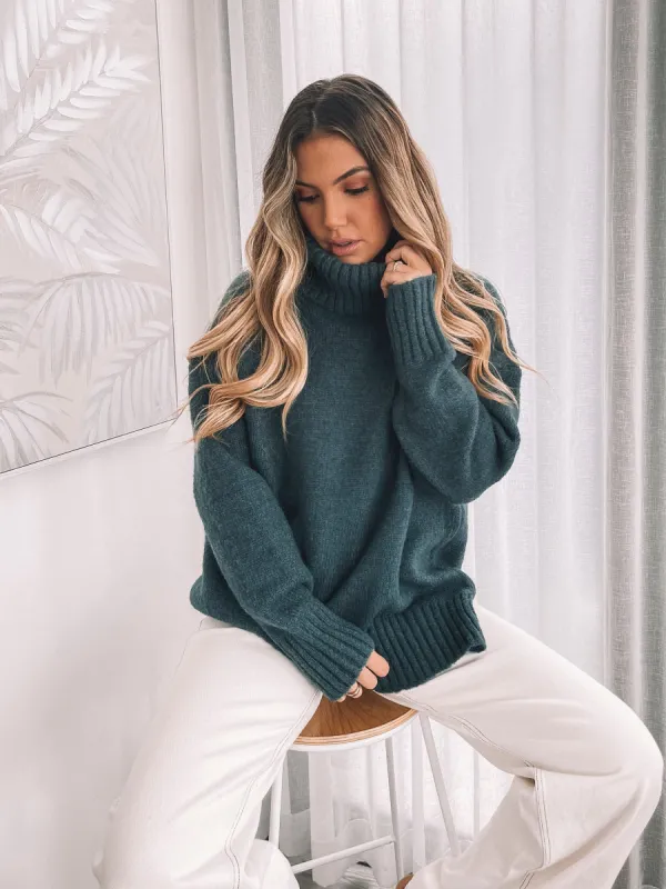 Astrea Knit - Dark Green sold by Esther & Co