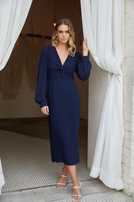 Adrastea Dress - Navy sold by Esther & Co