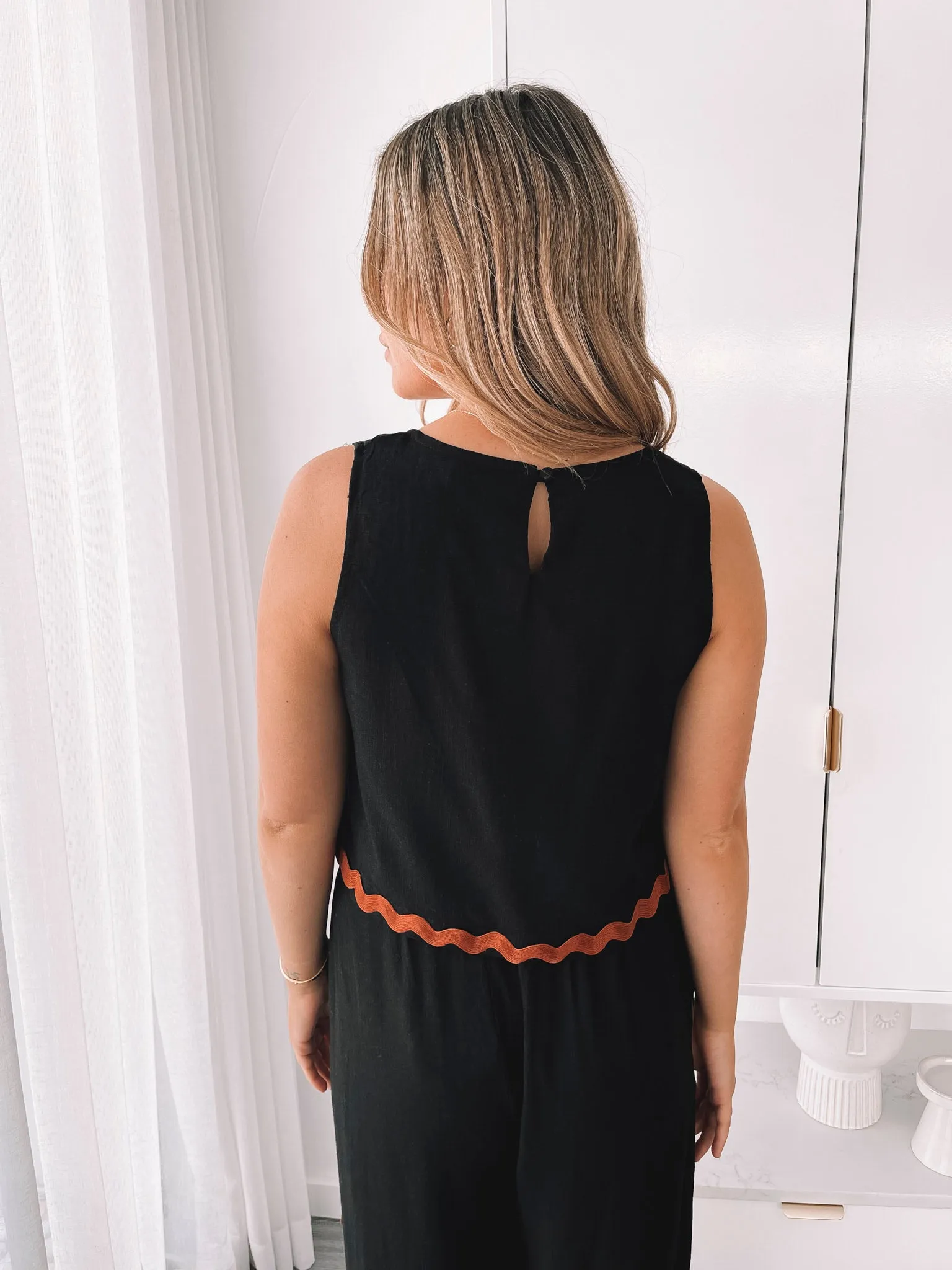 Dionysia Top - Black Multi sold by Esther & Co product image thumbnail 3